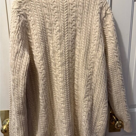 Duluth Trading Company Women's Fisherman Long Cardigan - Wool & Cashmere Blend - Picture 8 of 10